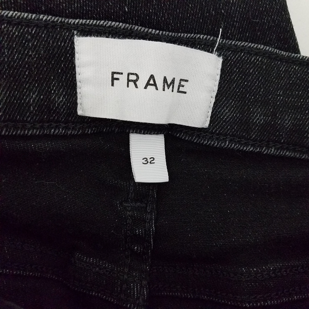 Frame L'Homme Skinny Fit Jeans In Villian Size 32 - Picture 10 of 14